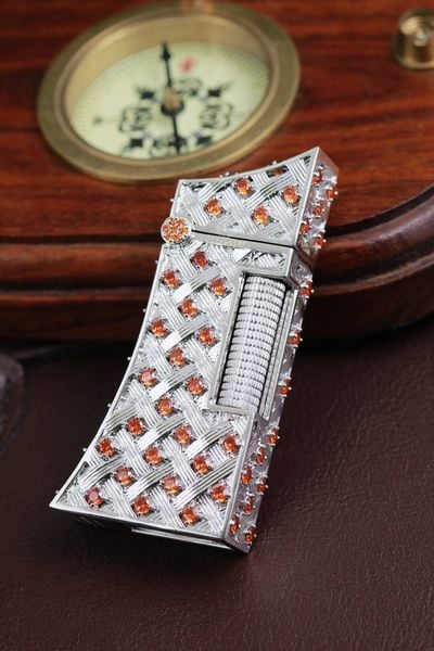  Bật lửa Dunhill Rollagas Silver 925 Jewel Edition – Fabergé 