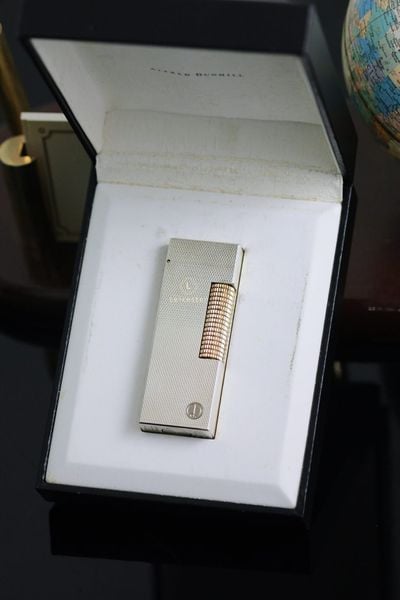  Bật Lửa Dunhill Rollagas Silver Plated 
