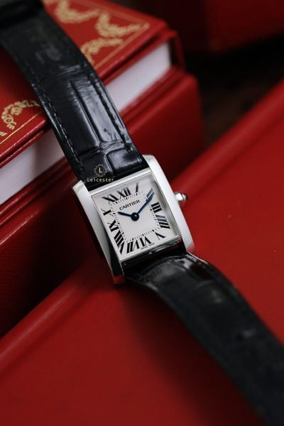  Cartier Tank Francaise 18K White Gold 