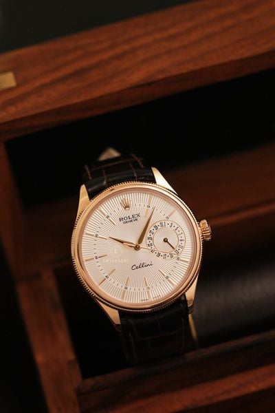  Rolex Cellini Date 18K Rose Gold for men 