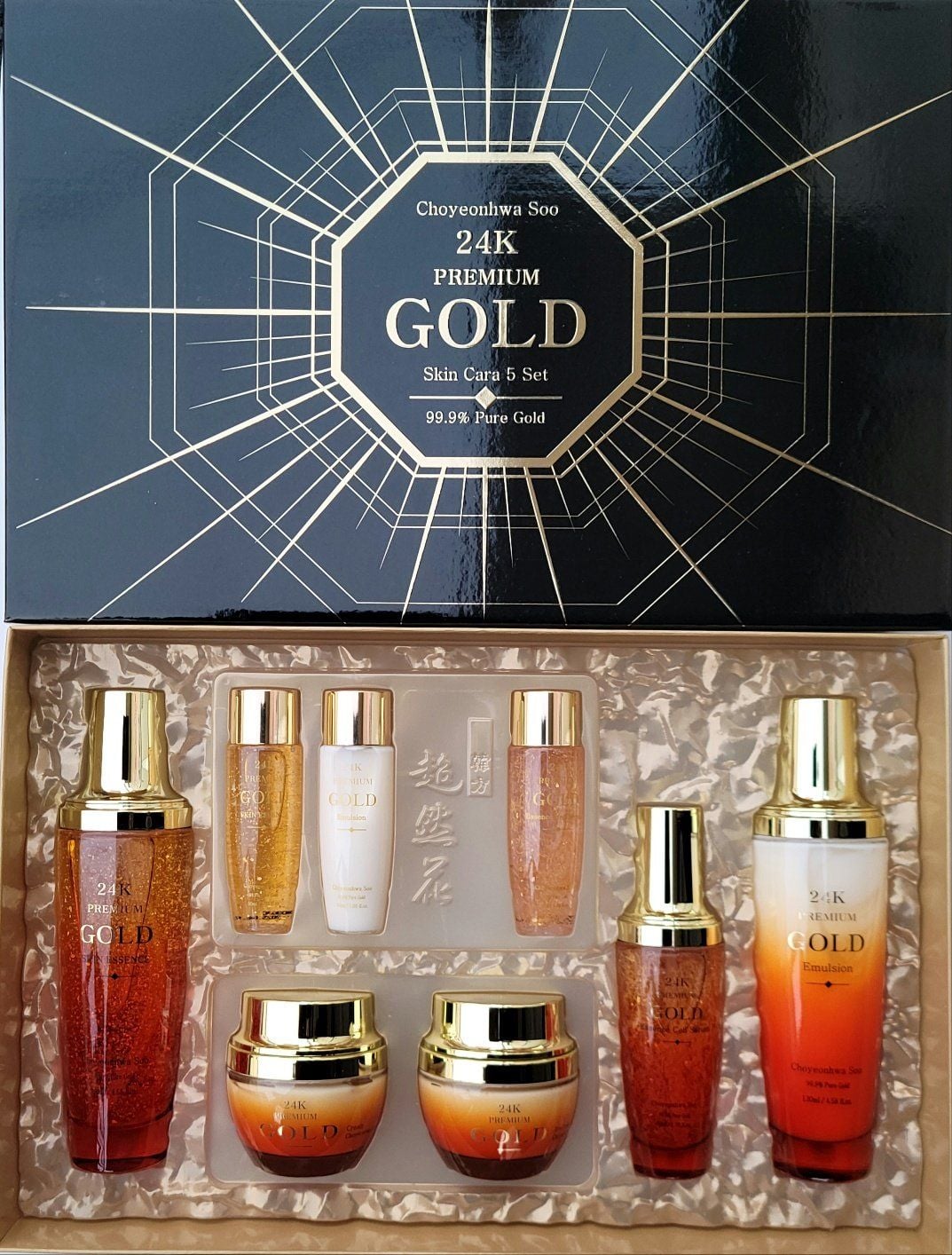 韓国NO.1 コスメ　セット　Choyeonhwa Soo Choyeonhwa Soo gold 5 set Bộ 5 dưỡng thảo dược đông y tinh chất