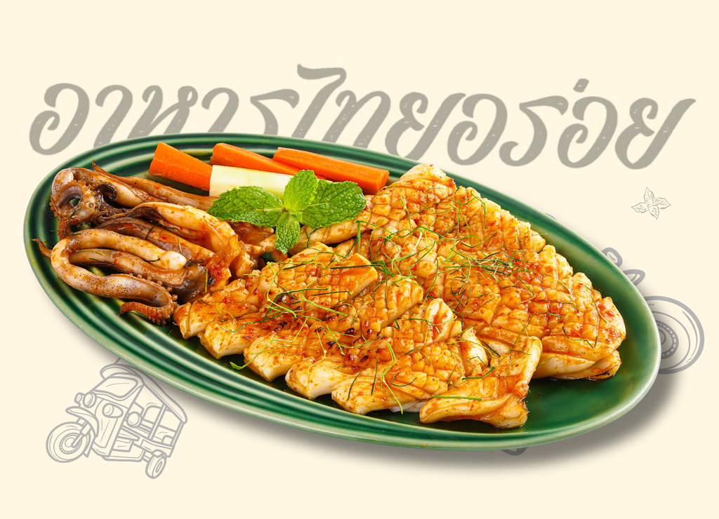  Mực Nướng PATAYA 🌶️ 