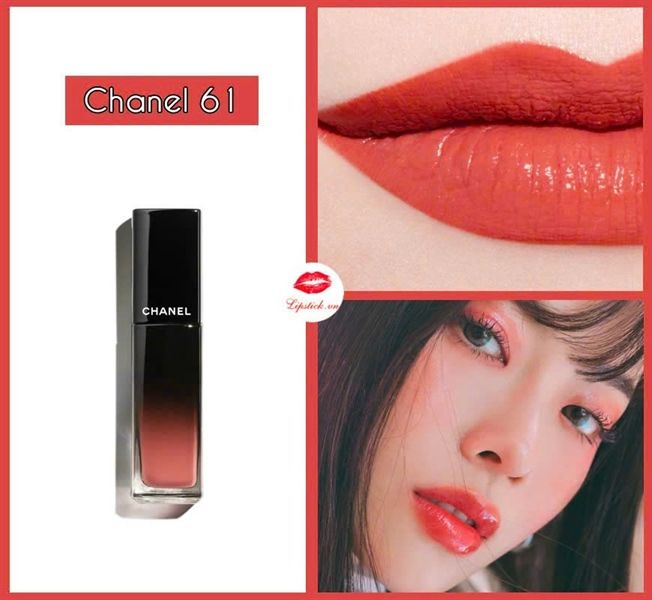  Son Chanel 61 Continuous - Màu Cam Đất 