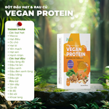  Hộp Bột Đậu Hạt Rau Củ Vegan Protein 125g (5 Gói 25g) 