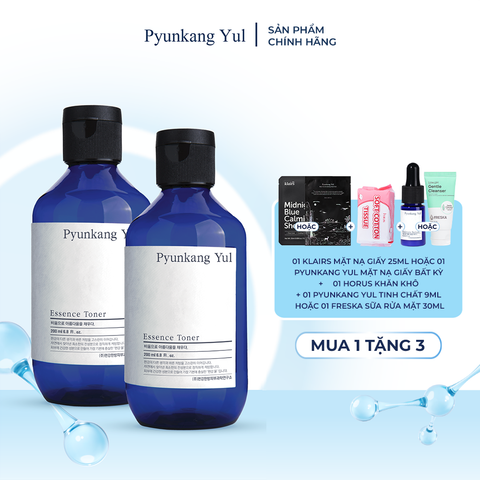 Combo 2 Nước hoa hồng cấp ẩm Essence Toner 200ml Pyunkang Yul