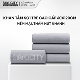  Khăn tắm sợi tre cao cấp lớn 60x120cm gội đầu, lau mặt 