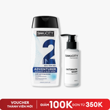  Combo Dầu gội 2in1 Adventurer 250ml & Dung dịch vệ sinh nam 80ml 
