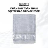  Khăn tắm sợi tre cao cấp lớn 60x120cm gội đầu, lau mặt 