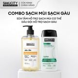  Combo Sạch gàu sạch khuẩn: Dầu gội sạch gàu và sữa tắm tinh dầu 