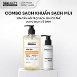  Combo Sữa tắm hỗ trợ sạch khuẩn, khủ mùi hương tinh dầu 500ml và Dung dịch vệ sinh nam 80ml 