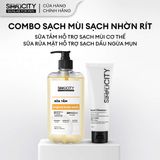  Combo Làm sạch 2in1: Sữa tắm tinh dầu và sữa rửa mặt 