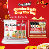  [Combo 3kg] - 3 gói Hạt Nêm Ông Táo 1kg + 4 Hạt Nêm Ông Táo Gold 45g 
