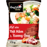  [Combo 2kg] - 2 gói Hạt nêm Ông Táo 1kg + 1 gói 170g | Không chất bảo quản | Chiết xuất thịt thật | Đậm đà tự nhiên 