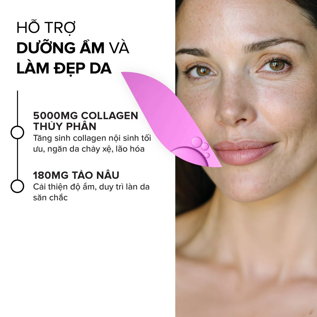 Nước uống Collagen Pháp Arkopharma giúp dưỡng ẩm da, làm đẹp da, hỗ trợ giảm nếp nhăn - TPBVSK Perles de Peau (10 ống)