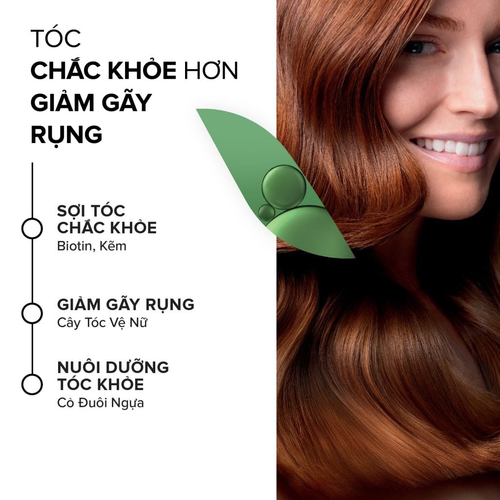 Viên uống mọc tóc, giảm rụng tóc Biotin Pháp Arkopharma dưỡng nang tóc, tóc chắc khoẻ-TPBVSK Forcapil Antichute 30v
