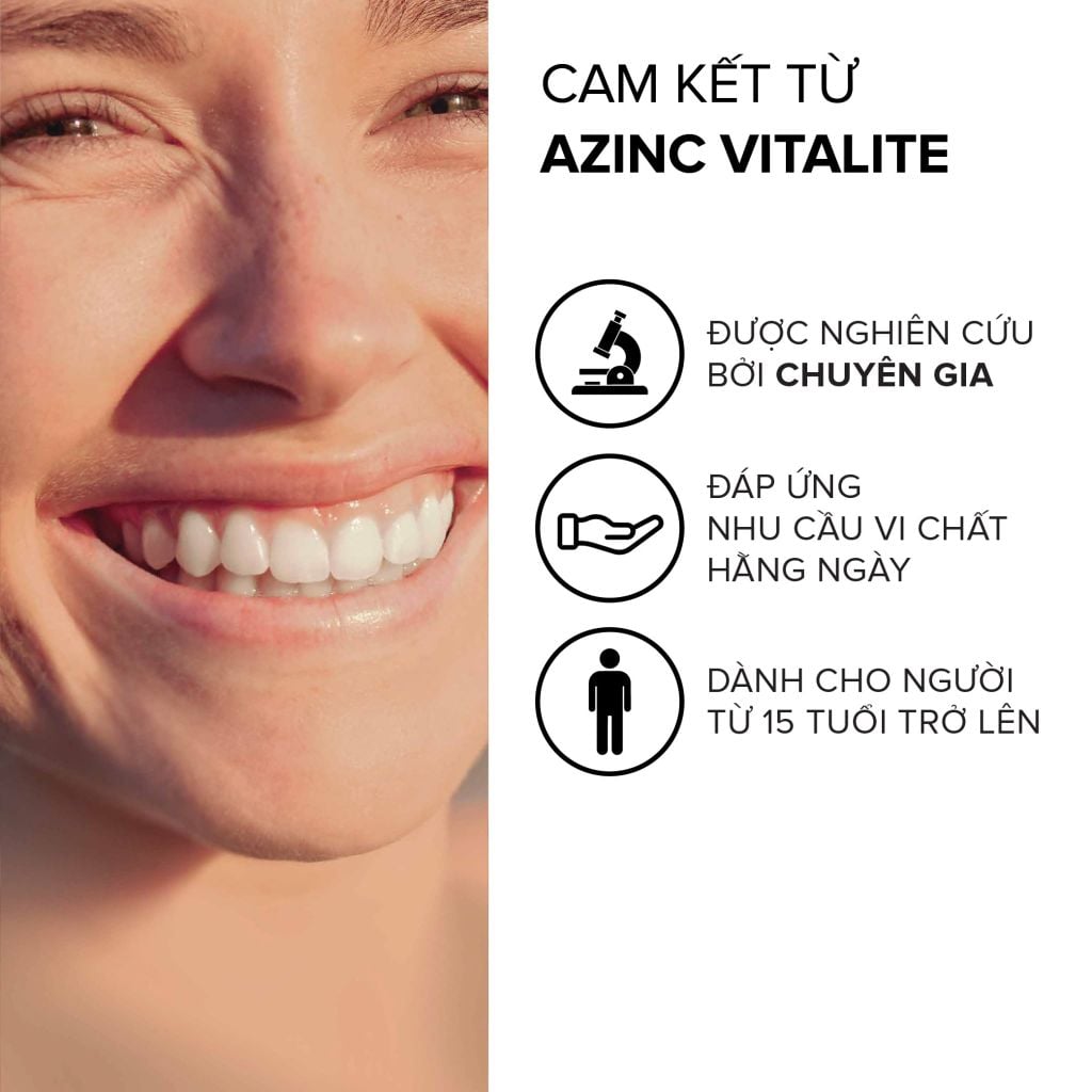 Vitamin tổng hợp Pháp Arkopharma tăng cường sức khoẻ, vitamin tổng hộp cho bầu - TPBVSK AzinC Vitalite (60v)