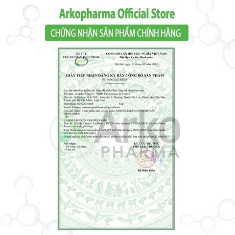 [LIVESTREAM] TPBVSK Arkopharma ARKOFLUIDES DETOXIFIANT HEPATIQUE - Nước uống giải độc gan, hỗ trợ tiêu hoá (Hộp 20 ống)