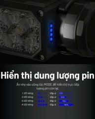 Đèn pin đội đầu NITECORE HC65 UHE sáng 2000 lumens chiếu xa 222m pin 18650 4000mAh