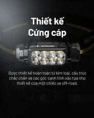Đèn pin đội đầu NITECORE HC65 UHE sáng 2000 lumens chiếu xa 222m pin 18650 4000mAh