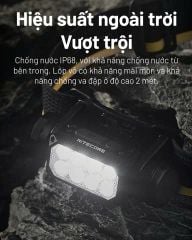 Đèn pin đội đầu NITECORE HC65 UHE sáng 2000 lumens chiếu xa 222m pin 18650 4000mAh