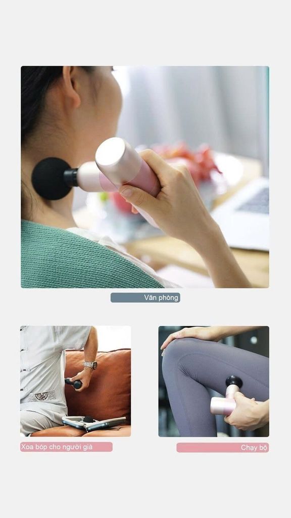Dụng cụ massage cơ đa năng bỏ túi KiCA K2 - Màu Xanh