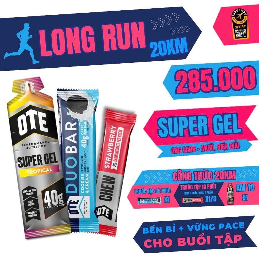 Gel năng lượng OTE Super Gel