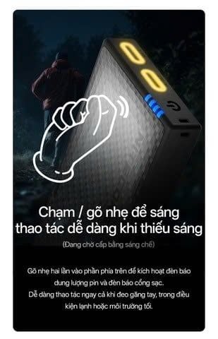Sạc dự phòng NITECORE NB10000 Gen 4 10000 mAh sợi carbon siêu nhẹ chống nước, đèn sạc RGB