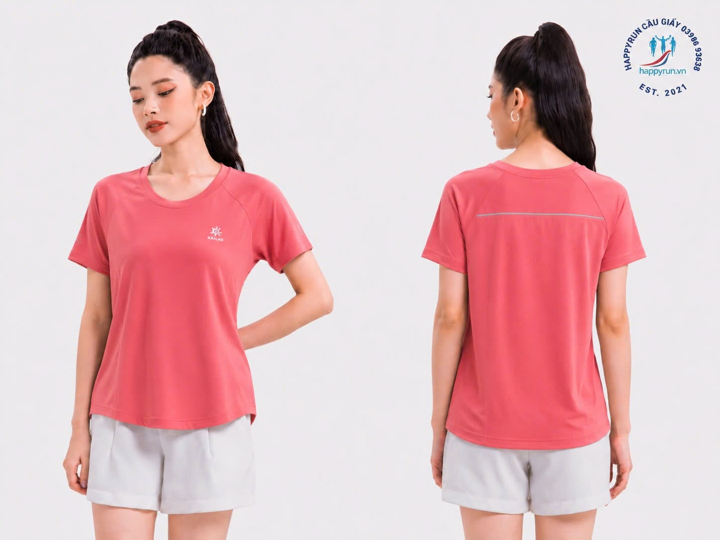 Áo ngắn tay chạy bộ nữ Kailas Ice Cool Functional
