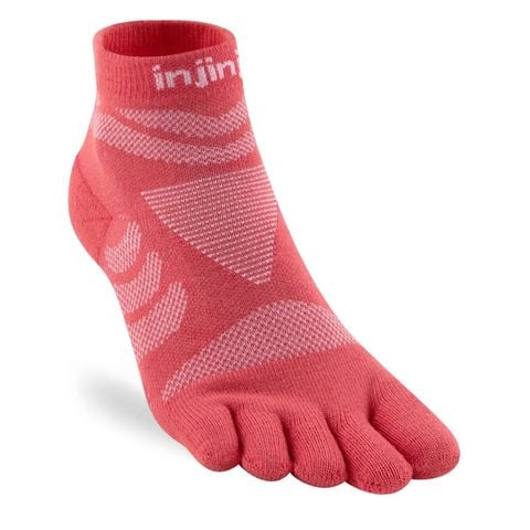 Tất Xỏ Ngón Nữ Injinji Ultra Run Mini Crew - Coral
