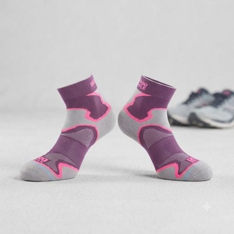 Tất chạy bộ 2 lớp 1000 Mile Women's Fusion Anklet Double Layer