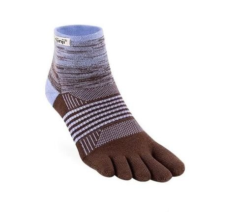 Tất Xỏ Ngón Chạy Địa Hình Injinji Women Trail Midweight Mini-Crew - Periwinkle
