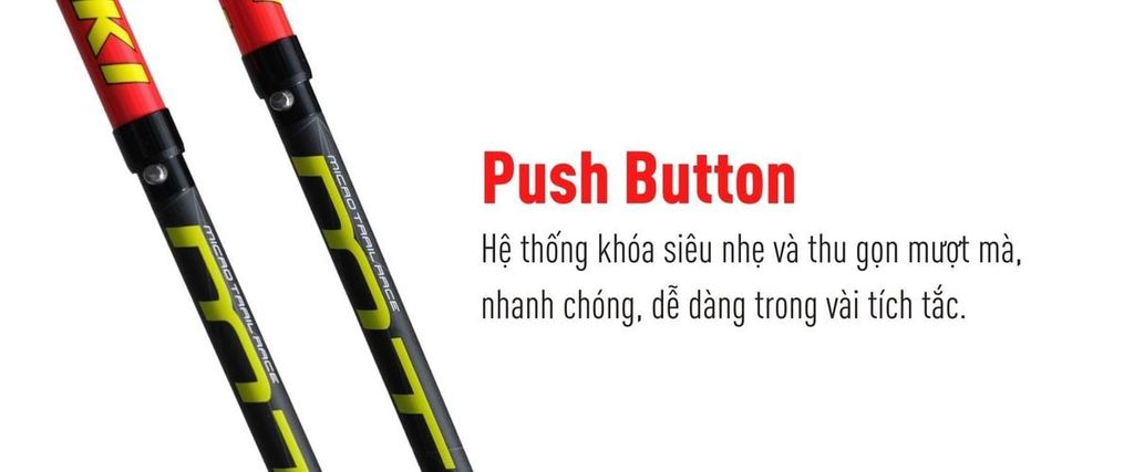 Gậy chạy địa hình LEKI Ultratrail FX.One Superlite - Red