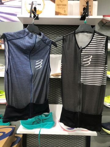 Áo bó cơ ba lỗ chạy bộ nam ba môn phối hợp CompressportTri Postural