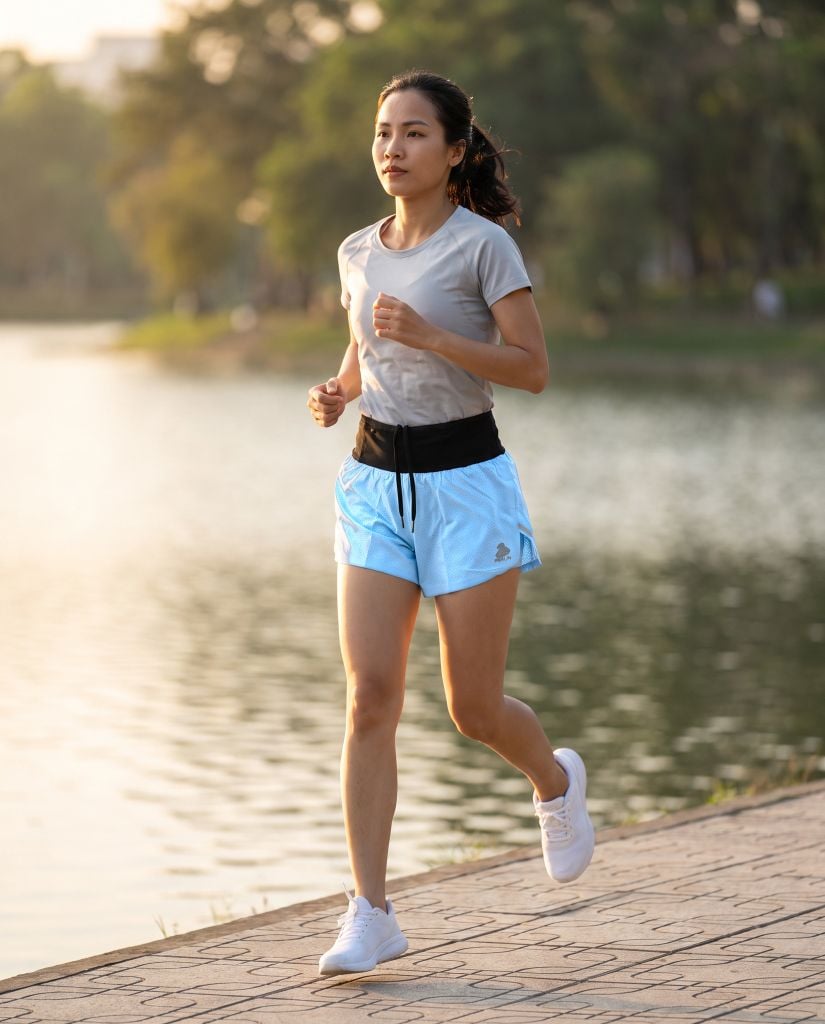Quần chạy bộ 2 lớp Run For Happiness