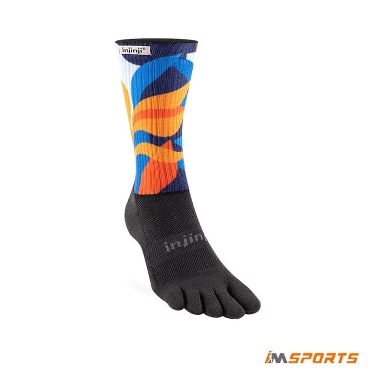 Tất Xỏ Ngón Chạy Bội Injinji Spectrum Trail Midweight Crew - Botanic