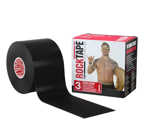 Băng Dán Cơ Thể Thao ROCKTAPE H2O Extra Sticky Tape 5cm x 5m - Black