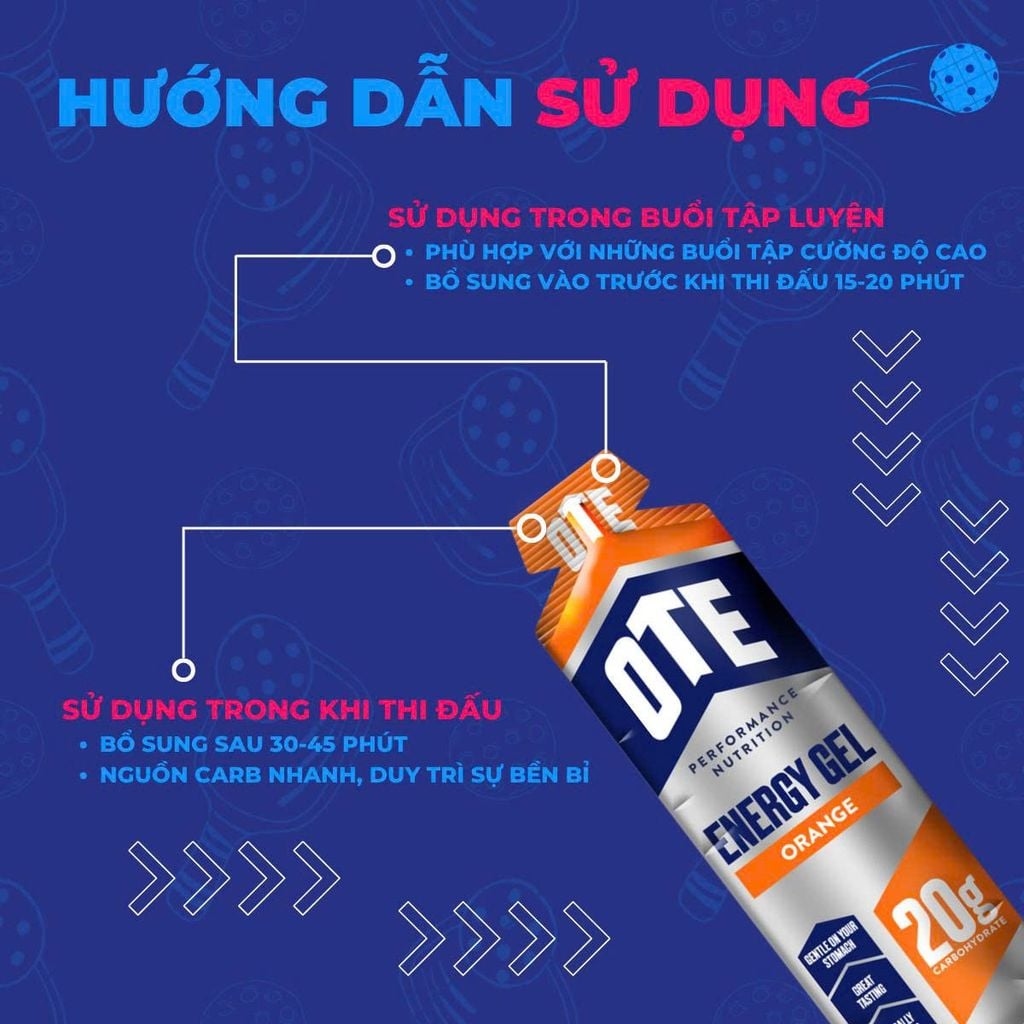 Gel năng lượng OTE ENERGY GEL