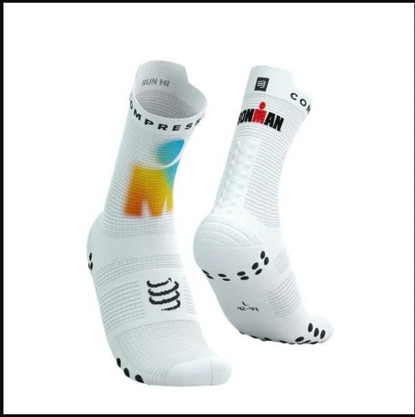Tất chạy bộ Compressport Pro Racing Socks v4.0 Run High 360 IRONMAN
