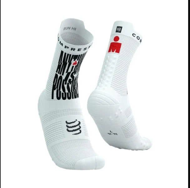 Tất chạy bộ Compressport Pro Racing Socks v4.0 Run High 360 IRONMAN