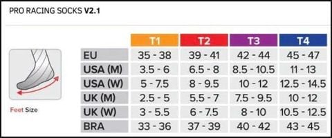 Tất chạy bộ Compressport Unisex's Pro Racing Socks v3.0 Run High - Trắng (White/Blue)