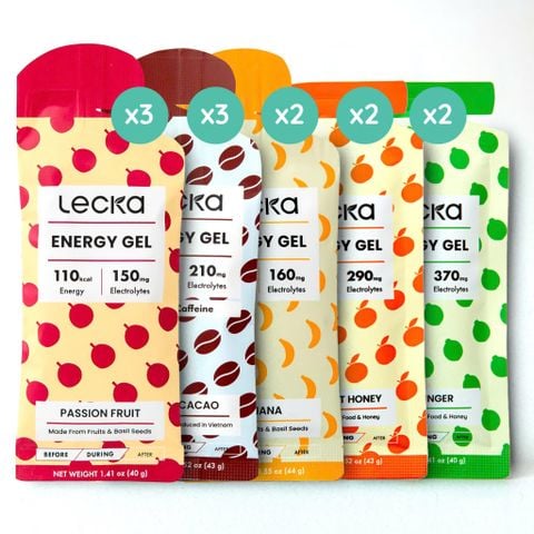 Gel năng lượng Lecka Energy Gel 5 vị tổng hợp