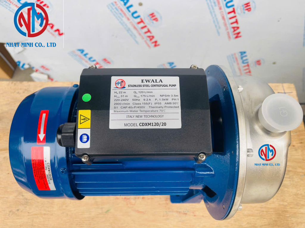 Máy bơm ly tâm Ewara - Ewala CDXM 120/20