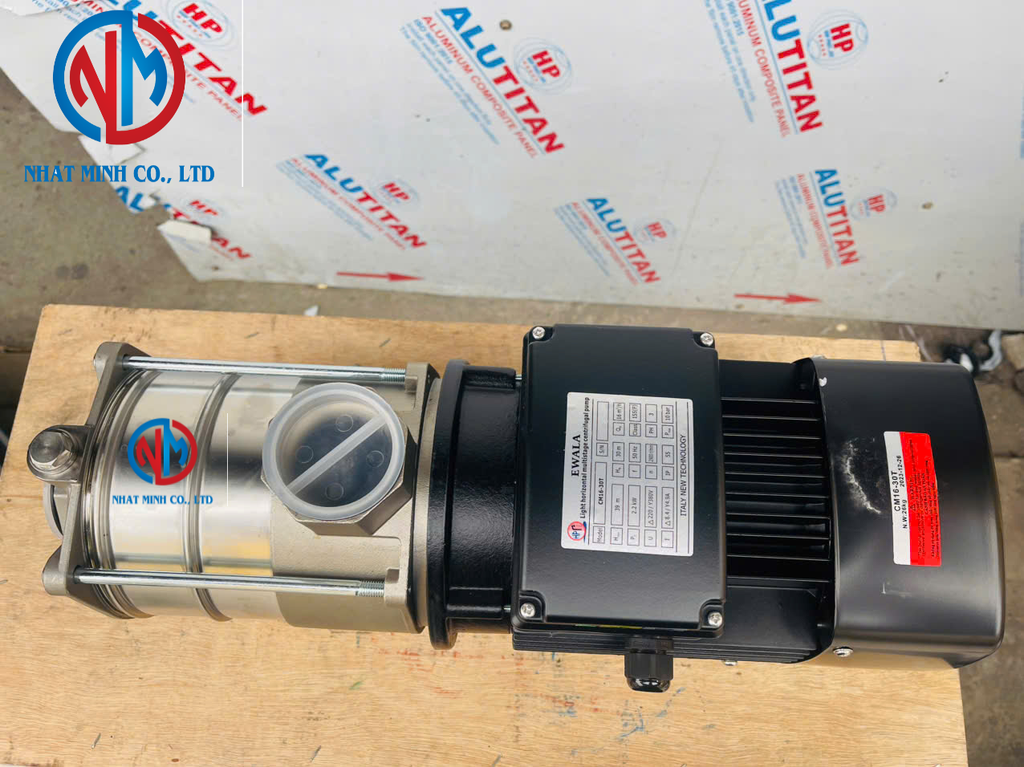 Máy bơm trục ngang đa tầng cánh EWALA CM16-30T