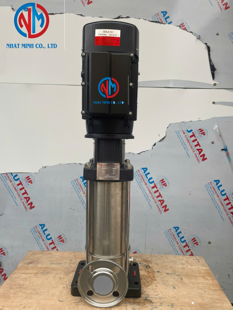 Máy bơm trục đứng cánh inox EWARA - EWALA CVL4-16T