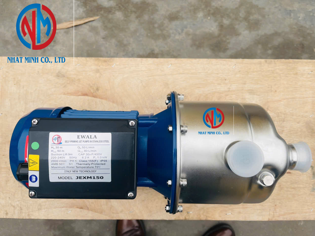 Máy bơm đầu JET inox EWALA JEXM 150