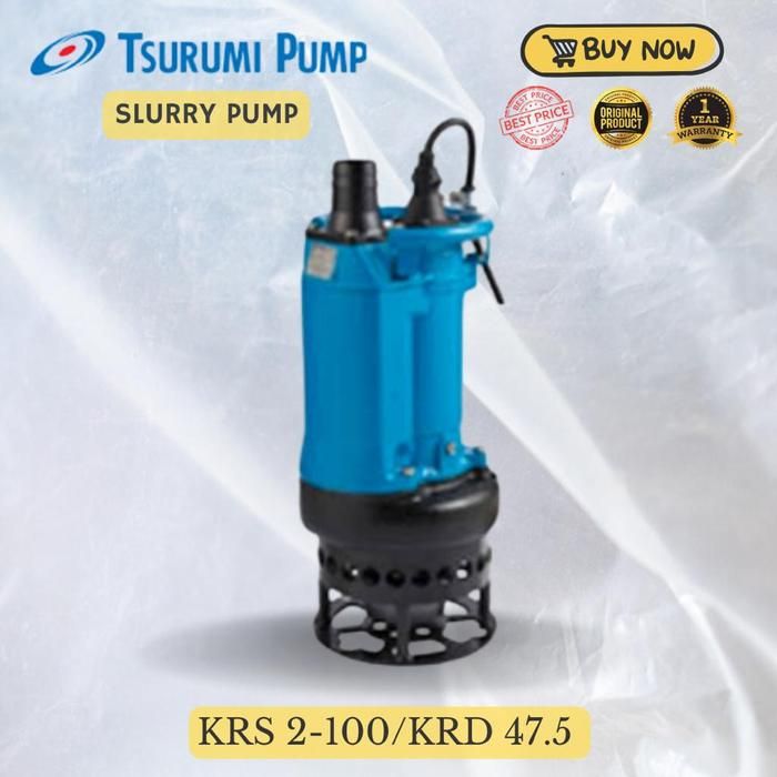 Bơm chìm bùn đặc, Bơm chìm có cánh khuấy Tsurumi KRS2-100
