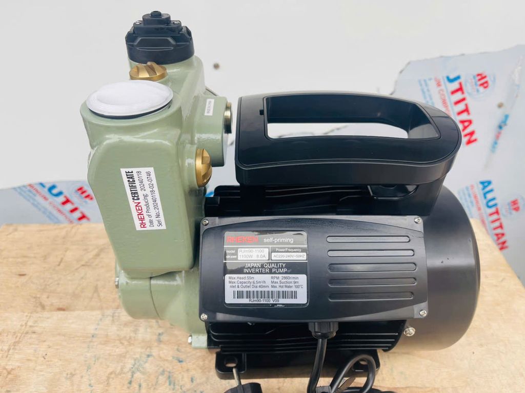 Máy bơm nước chân không RHEKEN JLM90 - 1100 (1100w)