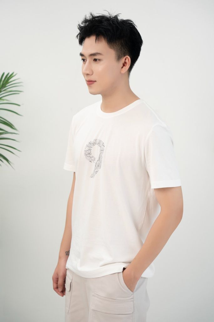 Áo Phông Nam RegularFit GENEROS MF010125001 TS25 #Trắng