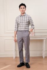 Quần Âu Nam GENEROS 020125138MF MI014 GHI