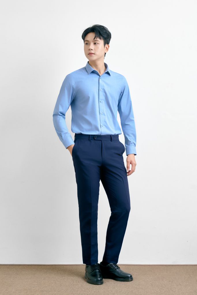 Quần Âu Nam GENEROS 020124229MF VGF068 Cạp điều chỉnh